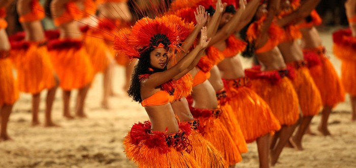 Traditional polynesian show